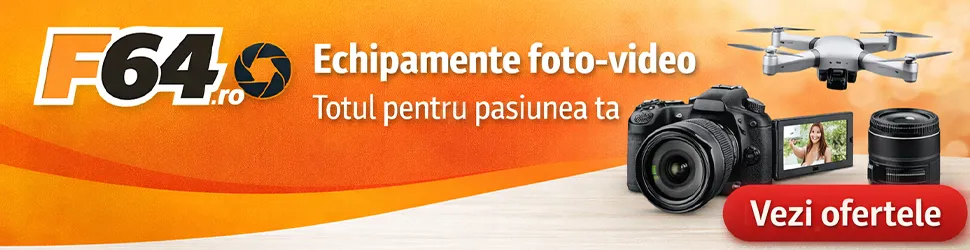 F64 – Echipamente foto-video pentru pasionați și profesioniști